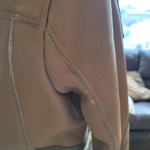 Burberry Blue Label Shearling Aviator Jacket - Picture 6 of 16